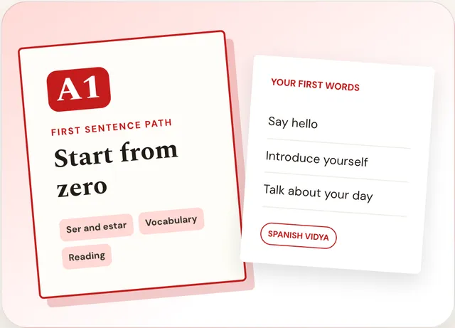 A1 Spanish study kit overview