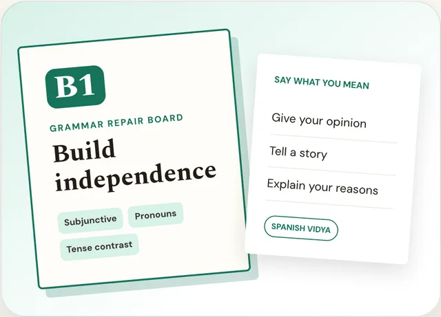 B1 Spanish study kit