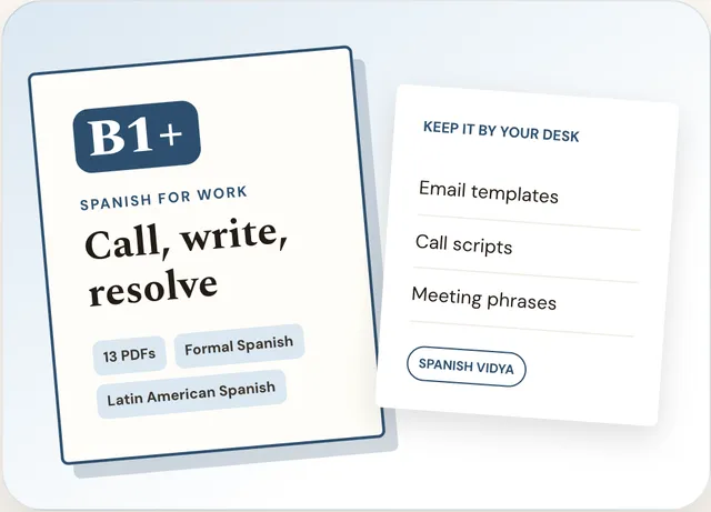 Corporate Spanish kit