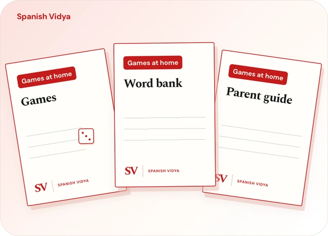 Spanish Games at Home pack