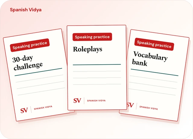 Spanish Speaking Practice pack