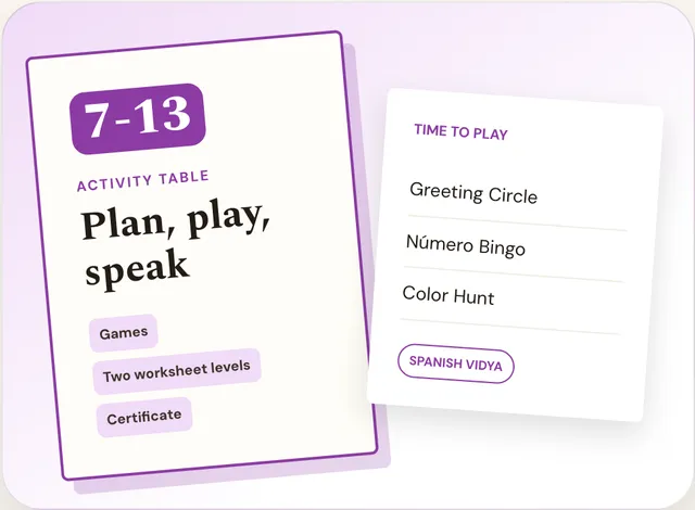 Younger Learners speaking kit