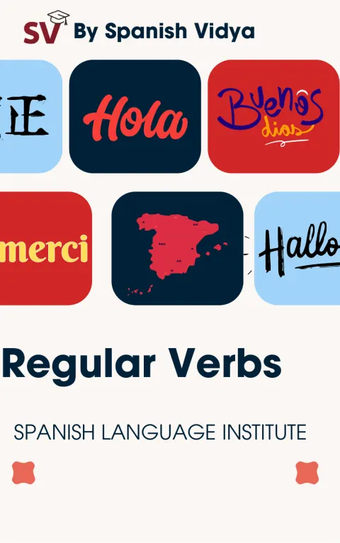 First page of the Regular Verbs PDF